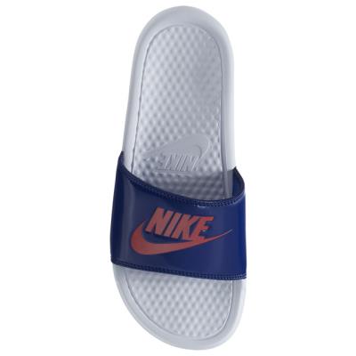 Nike Papucs Női Benassi JDI Piros/Fehér/Királykék Kék,ZYR92086